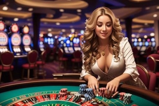 Meja American Roulette live di studio binggo4d dengan dealer profesional