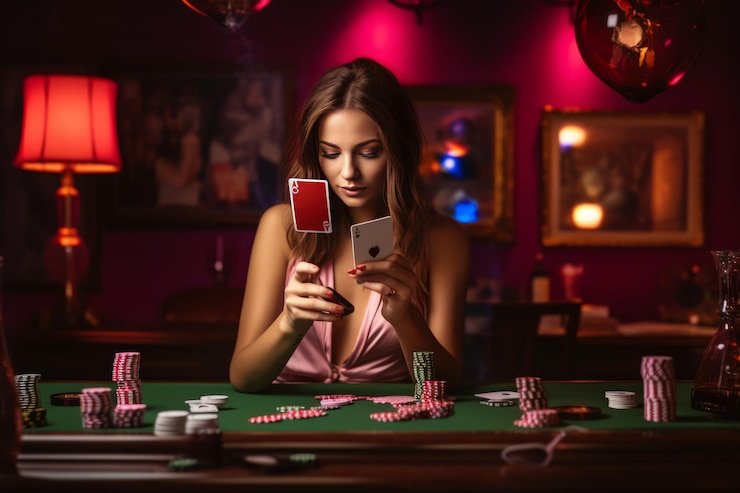 Antarmuka aplikasi binggo4d menampilkan meja live-dealer dan menu permainan slot di layar mobile